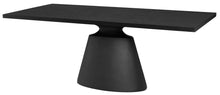 Load image into Gallery viewer, Large Black Wood and Metal Dining Table