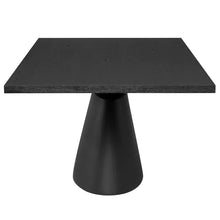 Load image into Gallery viewer, Large Black Wood and Metal Dining Table