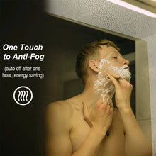 Load image into Gallery viewer, Back LED Anti-Fog Tempered Glass Bathroom/Vanity Mirror