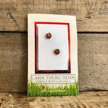 Load image into Gallery viewer, Ladybug Earrings