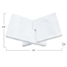 Load image into Gallery viewer, Interlocking Marble Book Holder