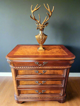Load image into Gallery viewer, Antique wooden side table