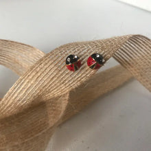 Load image into Gallery viewer, Ladybug Earrings