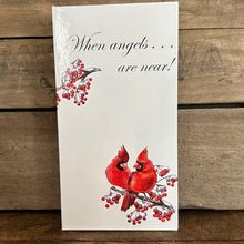 Load image into Gallery viewer, Cardinals On A Silver Tone Branch Necklace