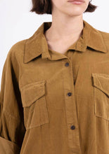 Load image into Gallery viewer, Long Velvet Botton Down Shirt