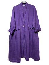 Load image into Gallery viewer, Long Linen Jacket