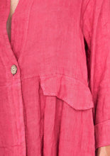 Load image into Gallery viewer, Long Linen Jacket