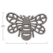 Load image into Gallery viewer, Cast Aluminum Bee Trivet