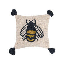 Load image into Gallery viewer, Bumble Bee Throw Pillow w/ Tassels