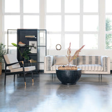 Load image into Gallery viewer, Acacia Wood & Metal Cabinet w/ Shelves