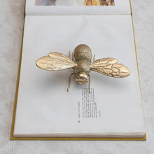 Load image into Gallery viewer, Resin Bee With A Gold Finish