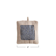 Load image into Gallery viewer, Jute &amp; Cotton Organza Sachet Filled w/ Lavender
