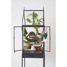 Load image into Gallery viewer, Metal &amp; Acrylic Terrarium w/ Legs
