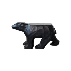 Hand-Carved Reclaimed Wood Bear Shaped Table
