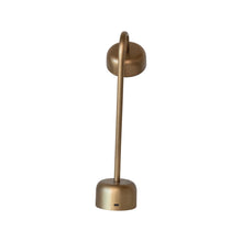 Load image into Gallery viewer, Brass LED Table Lamp w/ Touch Sensor