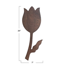 Load image into Gallery viewer, Tulip Shaped Mango Wood Cheese/Cutting Board