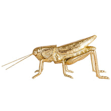 Load image into Gallery viewer, Gold Resin & Metal Grasshopper,