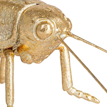 Load image into Gallery viewer, Gold Resin & Metal Grasshopper,
