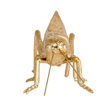 Load image into Gallery viewer, Gold Resin & Metal Grasshopper,