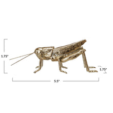 Load image into Gallery viewer, Gold Resin & Metal Grasshopper,
