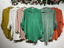 Load image into Gallery viewer, Linen Button Shirt