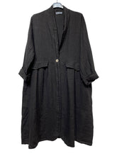 Load image into Gallery viewer, Long Linen Jacket