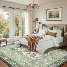 Load image into Gallery viewer, Provence 8x10 Sage Green Botanical Grove Area Rug