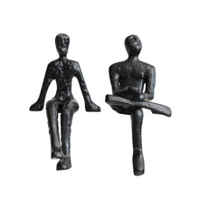 Load image into Gallery viewer, Cast Aluminum Shelf Figure, Matte Black, 2 Styles