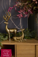 Load image into Gallery viewer, Gold Prancer Reindeer