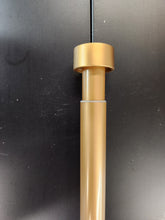 Load image into Gallery viewer, Victorine Adjustable 1" Single Curtain Rod with Contemporary Cap Finial