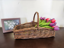Load image into Gallery viewer, Rustic Woven Willow Garden Basket