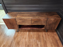 Load image into Gallery viewer, Wooden Mid-Century Modern TV Stand