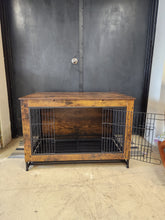 Load image into Gallery viewer, Wood & Wire Dog Crate