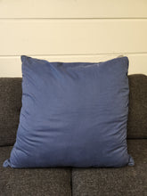 Load image into Gallery viewer, Large Blue Throw Pillow