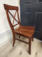 Load image into Gallery viewer, Wood X Back Dining Chair