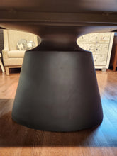 Load image into Gallery viewer, Large Black Wood and Metal Dining Table