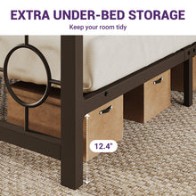 Load image into Gallery viewer, Mauppin Metal Slat Bed