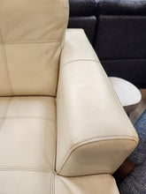 Load image into Gallery viewer, Off-White Leather Sofa - Used