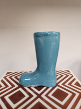 Load image into Gallery viewer, Distressed Stoneware Boot Vase
