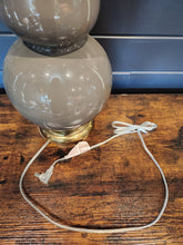 Load image into Gallery viewer, Taupe Double Gourd Table Lamp