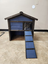 Load image into Gallery viewer, Outdoor Cat House with Ramp & Escape Door