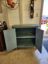 Load image into Gallery viewer, Blue 2 Door Cabinet