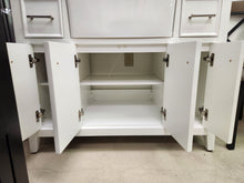 Load image into Gallery viewer, White 42'' Free Standing Single Bathroom Sink Vanity