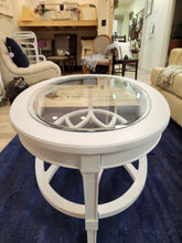 Load image into Gallery viewer, Oval Wooden Coffee Table w/ Glass Top