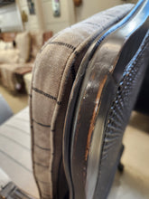 Load image into Gallery viewer, CLEARANCE Wooden Armchair with Striped Cushions