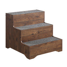 Load image into Gallery viewer, Baylynn Dog Stairs With 3 Steps