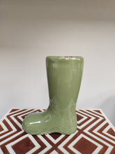 Load image into Gallery viewer, Distressed Stoneware Boot Vase