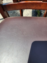Load image into Gallery viewer, Set of 6 Brown Rectangle Back Dining Chairs