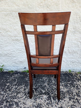 Load image into Gallery viewer, Set of 6 Brown Rectangle Back Dining Chairs