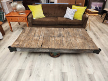 Load image into Gallery viewer, Industrial Cart Coffee Table